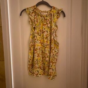 LC Lauren Conrad Floral sleeveless blouse xxl